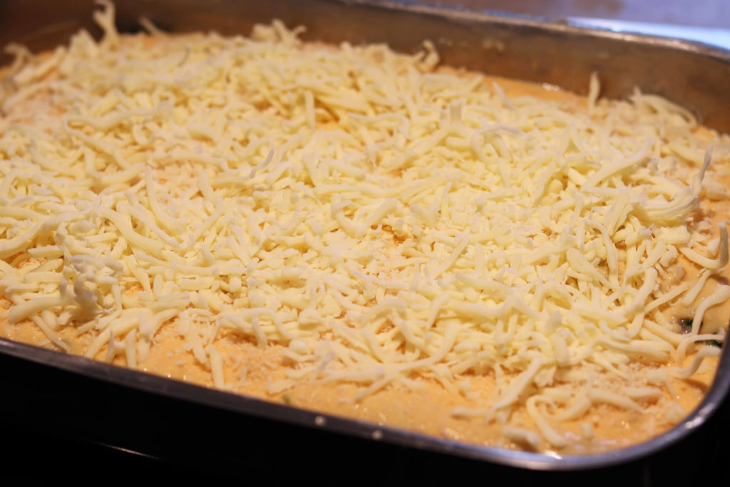 Köstlich: Cannelloni gefüllt mit Garnelen, Lachs und Spinat Essen